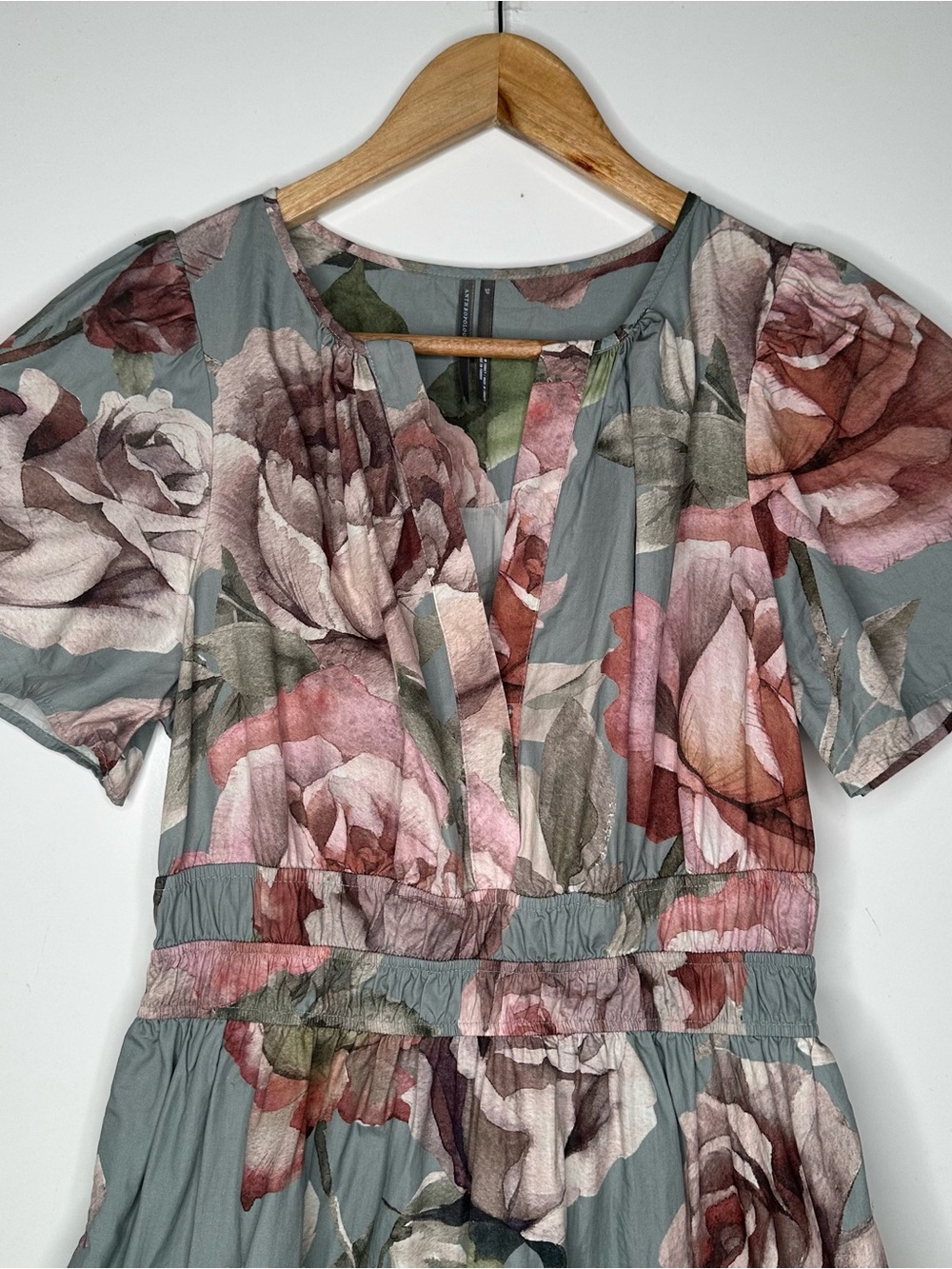 Anthropologie x Loverly Grey Somerset Mini Dress Floral Size SP - Picture 5 of 14